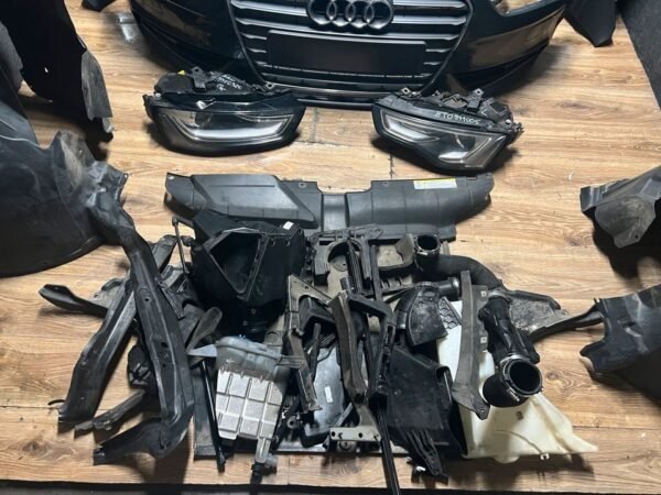 Audi A4 B8 8K LZ7S Motorhaube Stoßstange Scheinwerfer Kühlerpaket