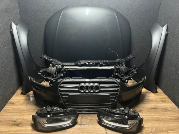Audi A4 B8 8K LZ7S Motorhaube Stoßstange Scheinwerfer Kühlerpaket