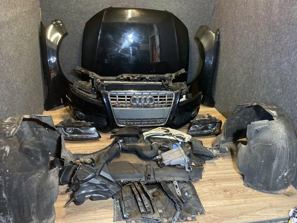 Audi A4 B8 LZ9Y LY9B Frontpaket Motorhaube Stoßstange Kühlerpaket