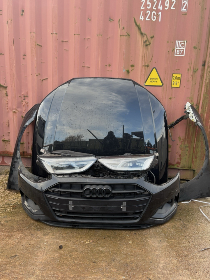 Audi A4 B9 Frontpaket Scheinwerfer LED Motorhaube Stoßstange SET