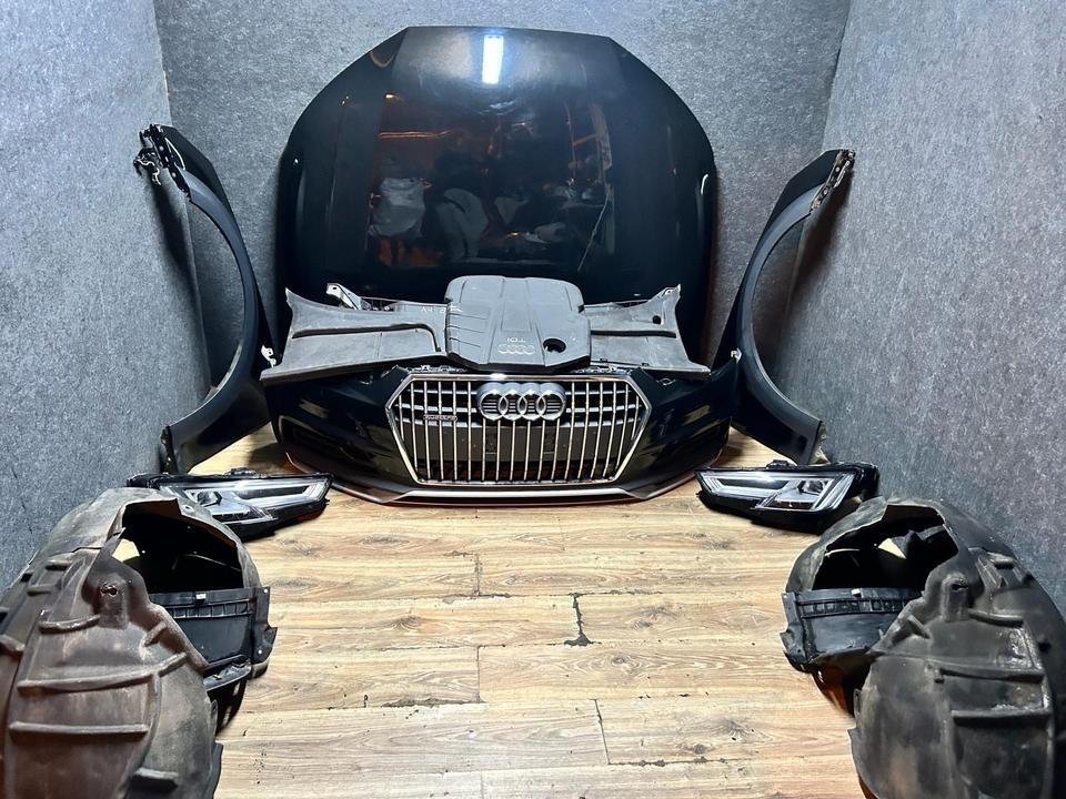 Audi A4 B9 LY9T Allroad Motorhaube Stoßstange Scheinwerfer Kühler
