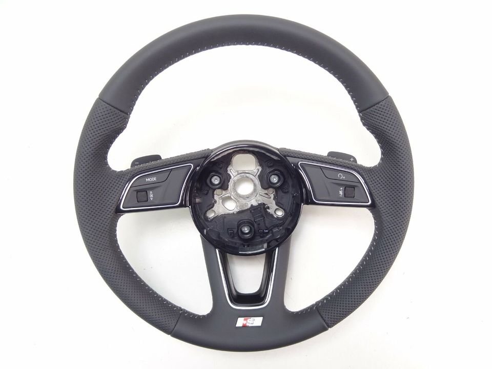 Audi A4 S4 8W A5 S5 Lenkrad Multifunktion Leder MFL gelocht