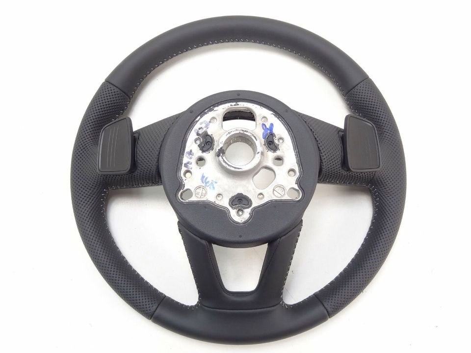 Audi A4 S4 8W A5 S5 Lenkrad Multifunktion Leder MFL gelocht