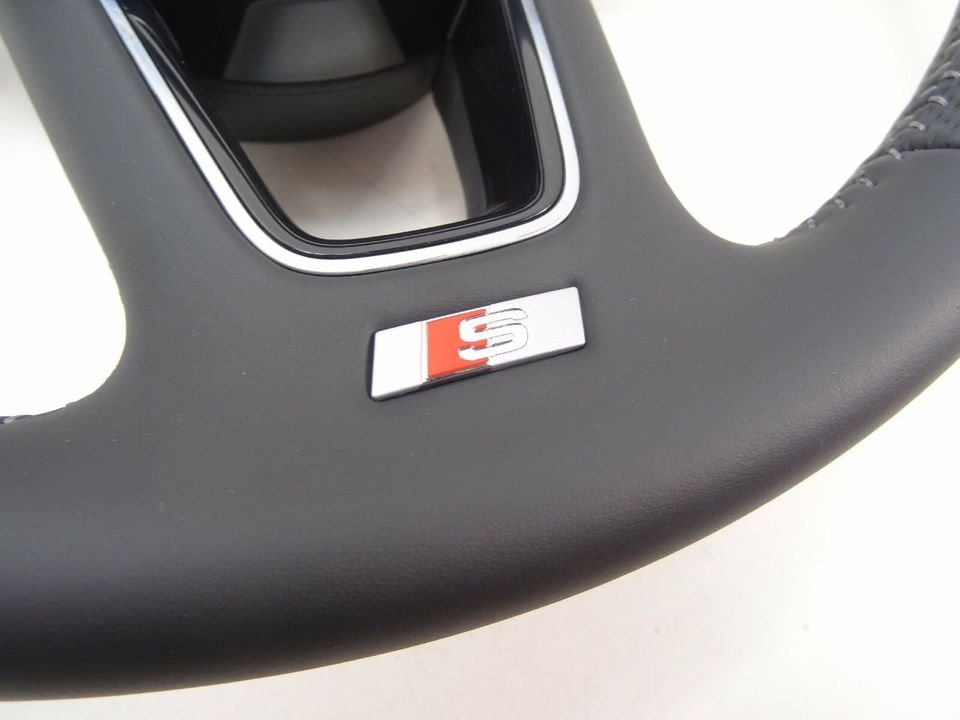 Audi A4 S4 8W A5 S5 Lenkrad Multifunktion Leder MFL gelocht