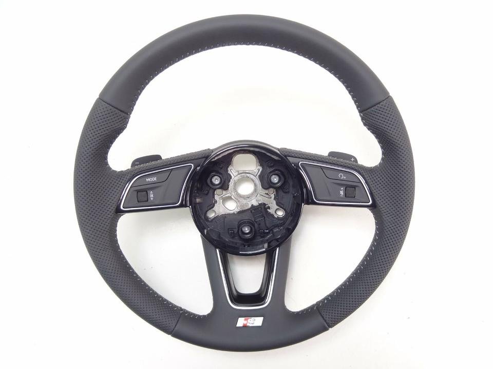 Audi A4 S4 8W A5 S5 Lenkrad Multifunktion Leder MFL gelocht