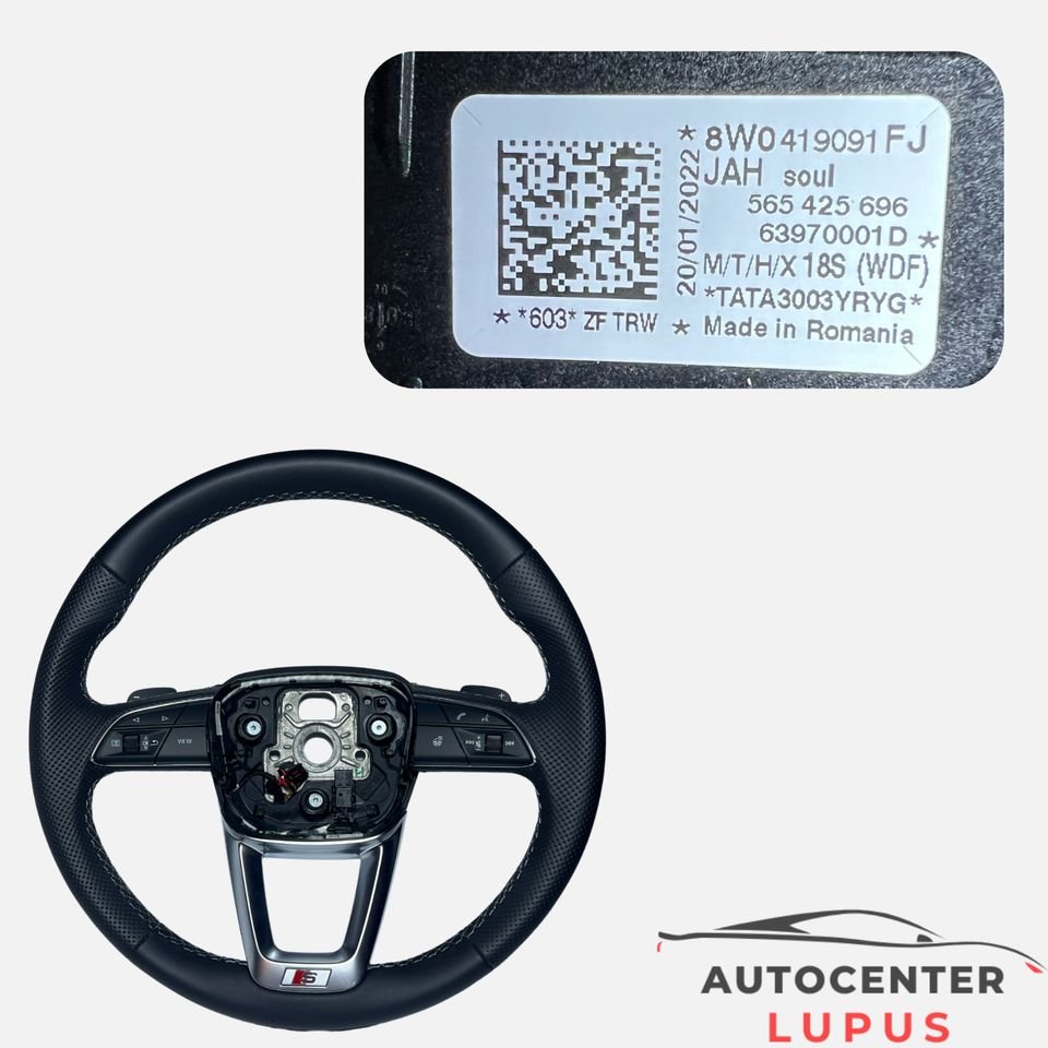 Audi A4 S4 A5 S5 16 25 Beheizt Multifunktion Lenkrad 8W0419091GP