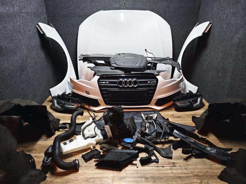Audi A5 8T FL LY9C Motorhaube Stoßstange Scheinwerfer Kühlerpaket