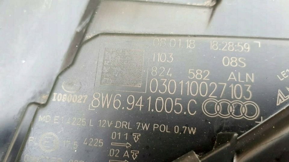 AUDI A5 Bi-Xenon Scheinwerfer Links 8W6 Phare Faro Top Headlight