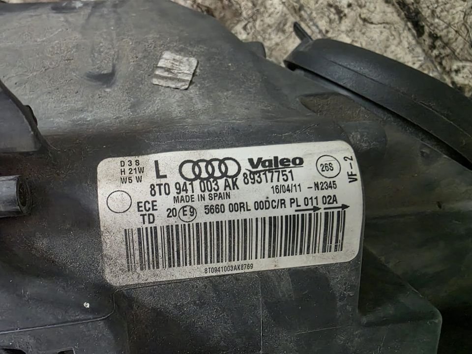 Audi A5 Scheinwerfer Links Xenon Headlight 8T0941003AK