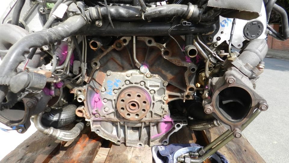 Audi A6 4B C5 AJK Motor 2.7 Biturbo Engine 230PS K03 Komplett