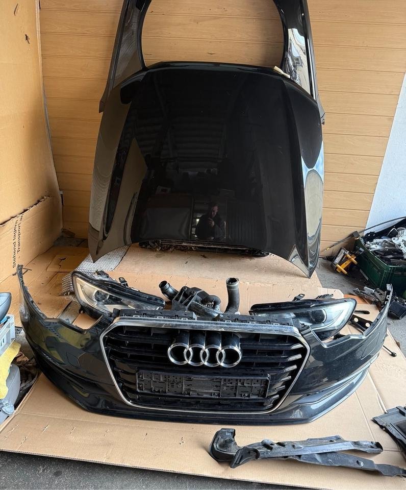 Audi A6 4G C7 Front Frontpaket Xenon Motorhaube Stoßstange