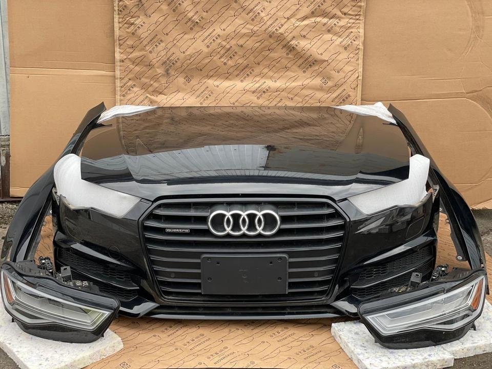 Audi A6 4G Frontpaket Stoßstange Kotflügel Motorhaube Kühler