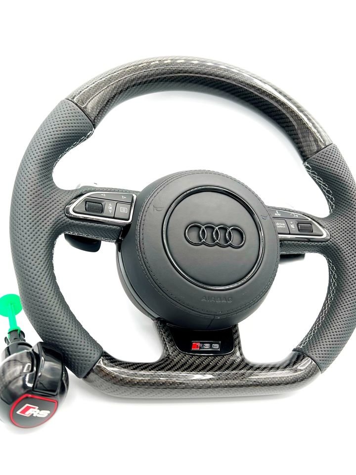 Audi A6 4G Lenkrad, schwarz, S6, A7, S7, Black, komplett, wie neu