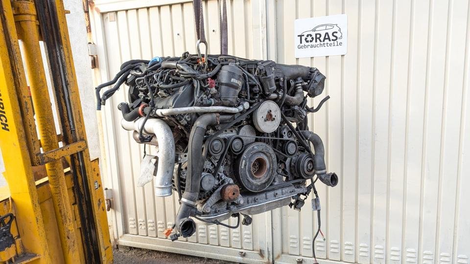 Audi A6 4G Motor 3.0 Bi-Turbo Geprüft Engine 313PS CGQB Komplett