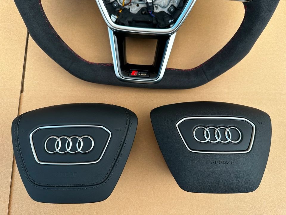 Audi A6 A7 Q5 Q7 Q8 A8 A4 A5 Alcantara Lenkrad Abgeflacht NEU