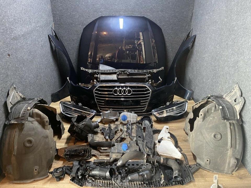 Audi A6 C7 FL LX5R S-Line Motorhaube Stoßstange Kühlerpaket Matri