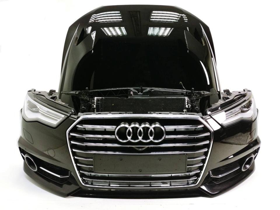 AUDI A6 C7 S-LINE Frontpaket Motorhaube Kotflugel Scheinwerfer