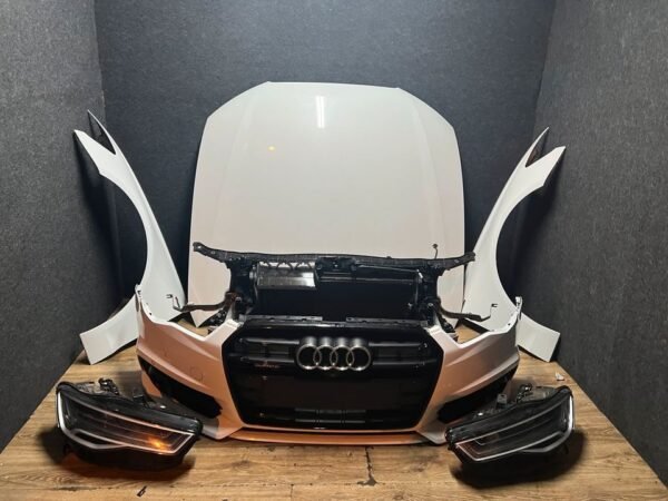 Audi A6 C7 S-Line LS9R Motorhaube Stoßstange Scheinwerfer Kühlerp