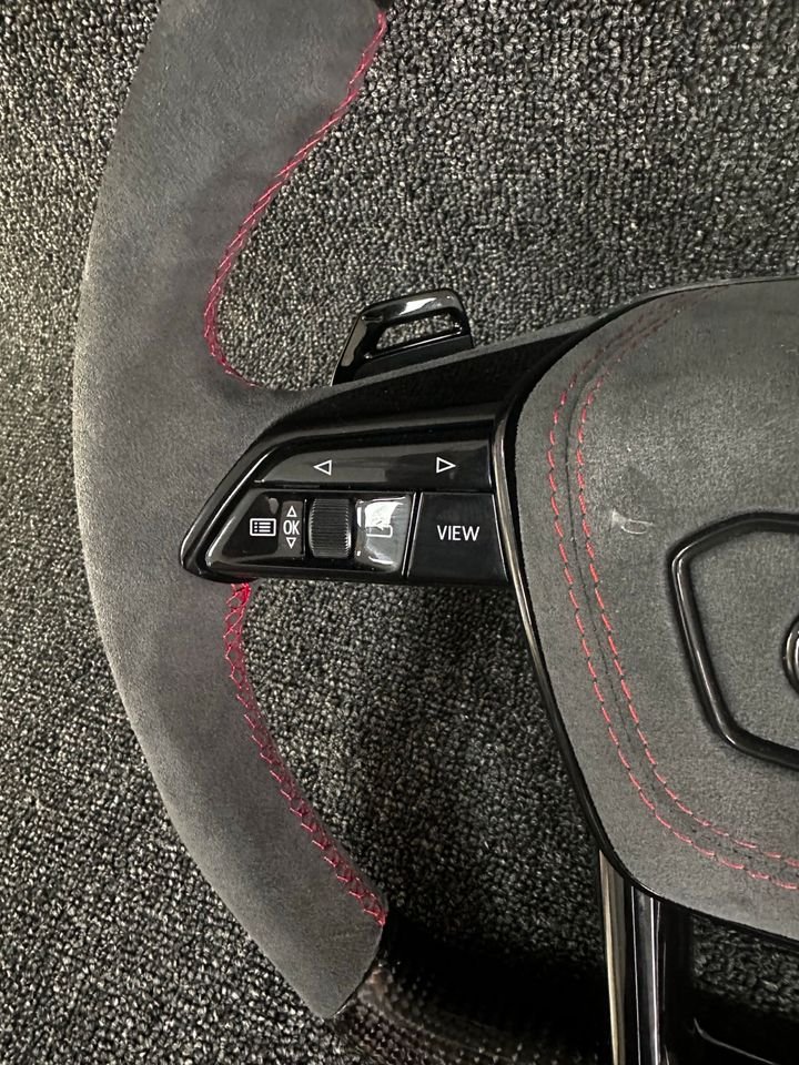 Audi A6 S6 RS6 A7 S7 RS7 C8 4K S8 4N D5 Lenkrad Alcantara carbon