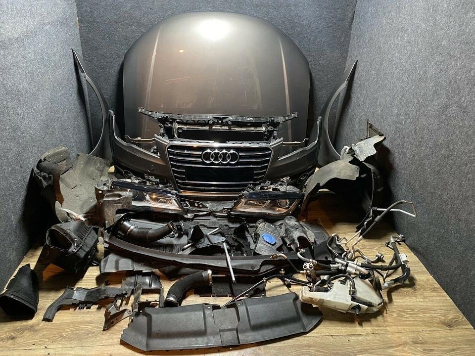Audi A7 4G S-Line LY1P Motorhaube Stoßstange Scheinwerfer Kühlerp