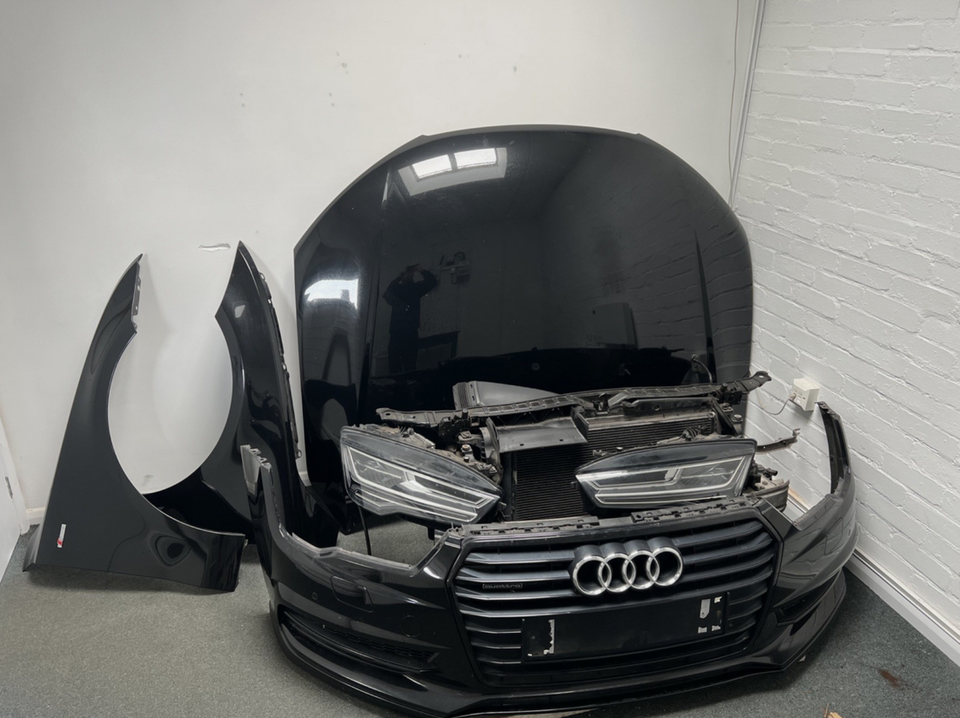 Audi A7 C7 Frontpaket Stoßstange Scheinwerfer Motorhaube Kühler
