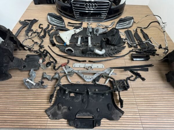 Audi A8 D4 Facelift LZ9Y Front Motorhaube Stoßstange Scheinwerfer