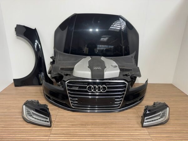 Audi A8 D4 Facelift LZ9Y Front Motorhaube Stoßstange Scheinwerfer