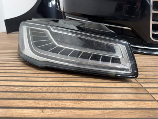 Audi A8 D4 Facelift LZ9Y Front Motorhaube Stoßstange Scheinwerfer
