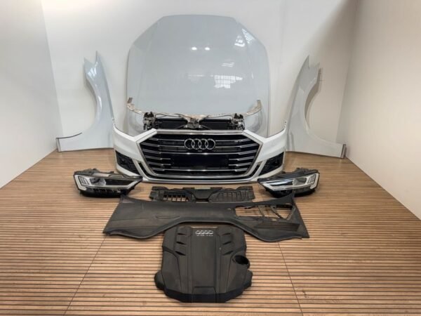 Audi A8 D5 LS9R Front Motorhaube Stoßstange Scheinwerfer Kühlerpa