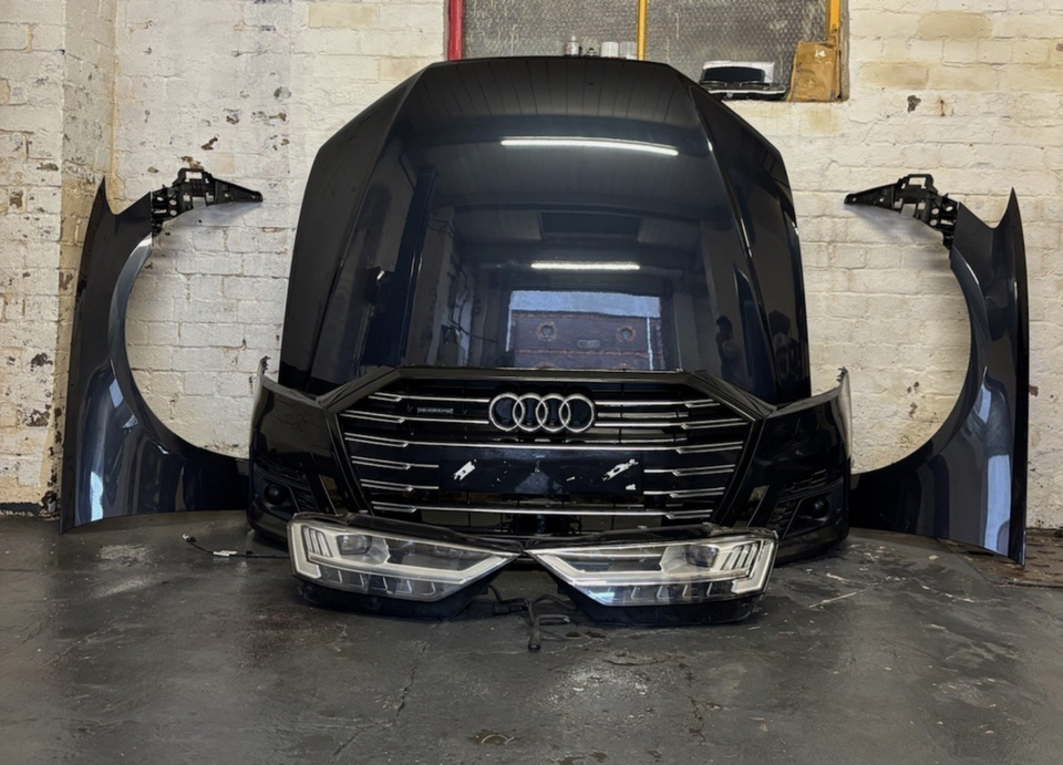 Audi A8 D5 S-Line Frontpaket Scheinwerfer Stoßstange Motorhaube f