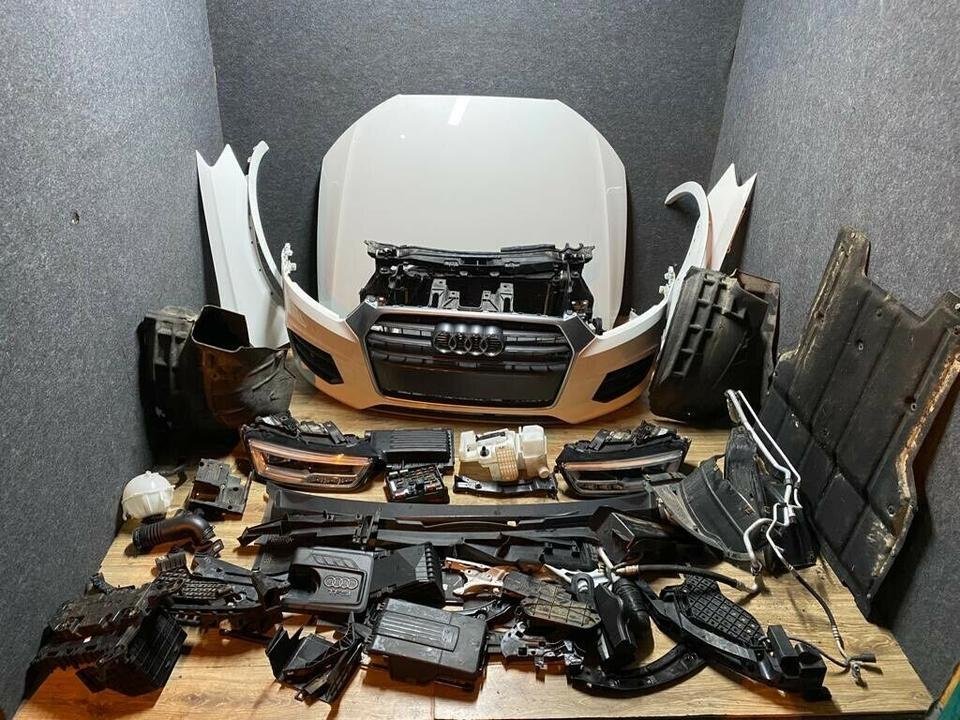 Audi Q3 8U FL LB9A Motorhaube Stoßstange Scheinwerfer Kühlerpaket