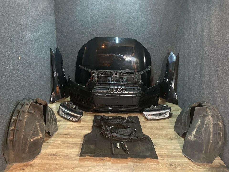 Audi Q3 8U FL S-Line LY9T Frontpaket Motorhaube Stoßstange Kühler
