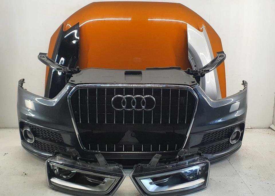 AUDI Q3 S-LINE Frontpaket Motorhaube Kotflugel Scheinwerfer XENO