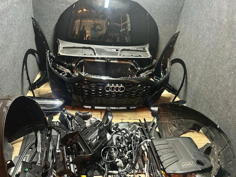 Audi Q5 80A S-Line Motorhaube Stoßstange Scheinwerfer Kühlerpaket