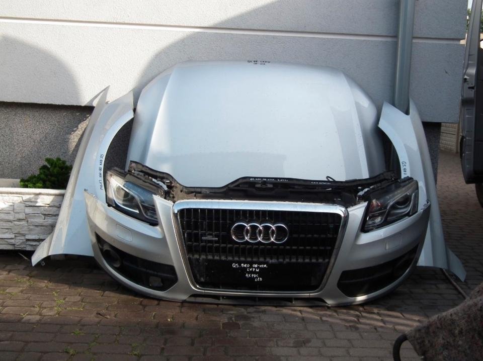 Audi Q5 8R LX7W Motorhaube Stoßstange Scheinwerfer Kühlerpaket