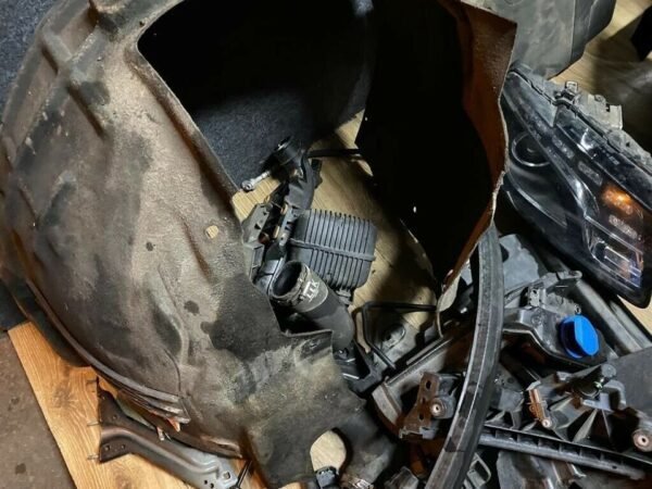 Audi Q5 8R LY9B S-Line Motorhaube Stoßstange Scheinwerfer Kühlerp