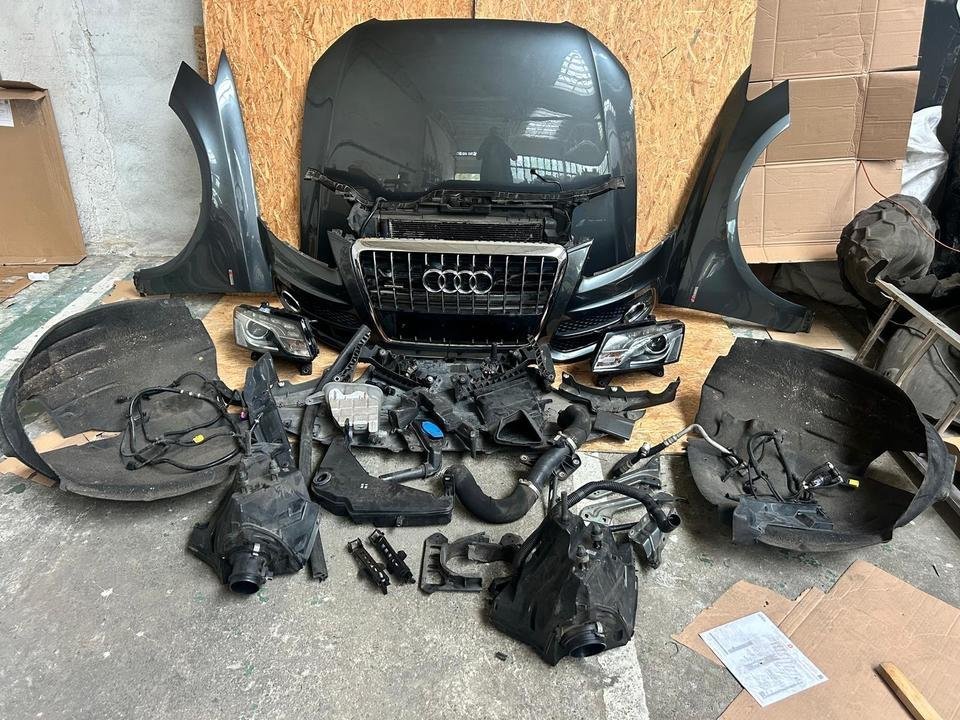 Audi Q5 8R S-Line LZ7S Motorhaube Stoßstange Scheinwerfer Kühlerp