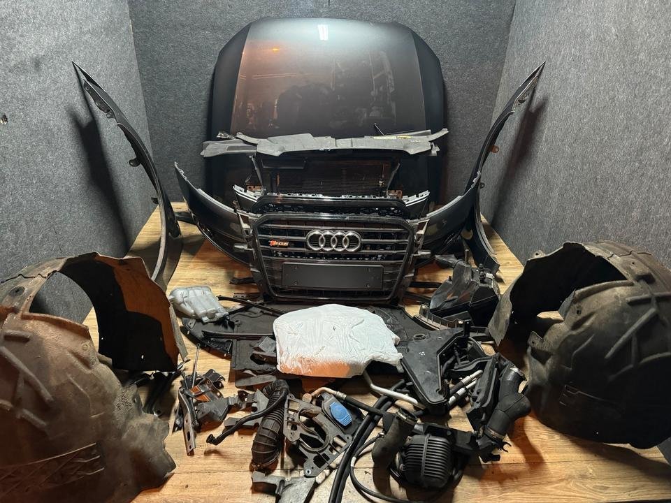 Audi Q5 8R S-Line LZ7S Motorhaube Stoßstange Scheinwerfer Kühlerp