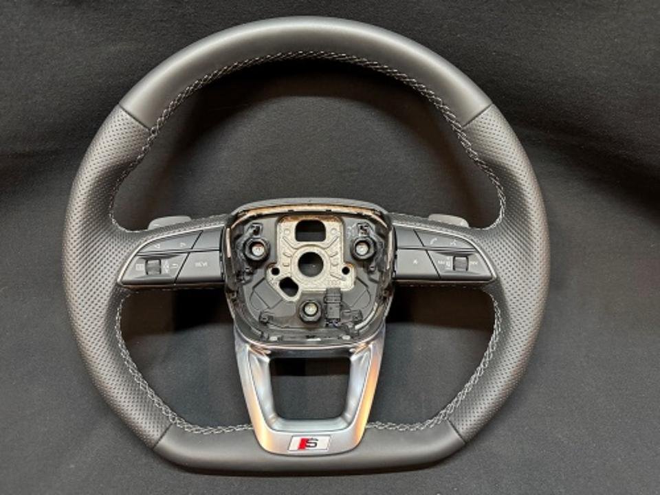 Audi Q7 4M Lenkrad Lederlenkrad abgeflacht Leder 4M8419091AC Neu