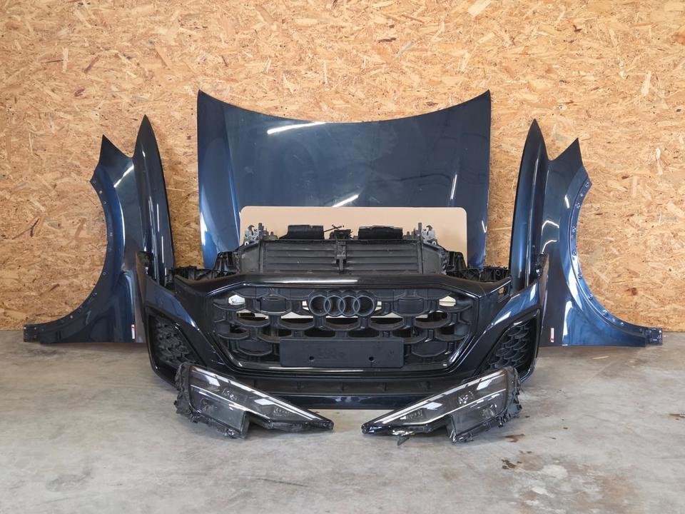 Audi Q8 2024- S-Line Motorhaube Stoßstange Scheinwerfer Kühlerpak