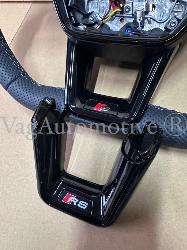 ⭐️ Audi RS A6 C8 4K S6 A7 S7 BLACK EDT S-Line Heizung Lenkrad Ass