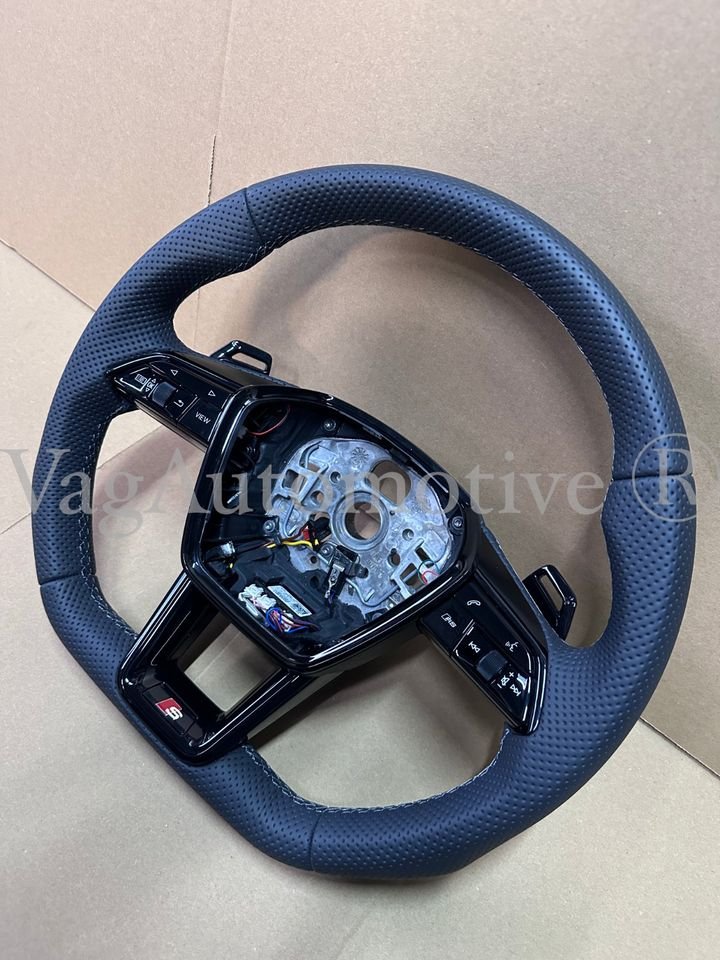 ⭐️ Audi RS A6 C8 4K S6 A7 S7 BLACK EDT S-Line Heizung Lenkrad Ass