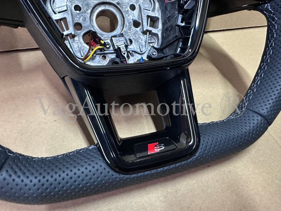 ⭐️ Audi RS A6 C8 4K S6 A7 S7 BLACK EDT S-Line Heizung Lenkrad Ass