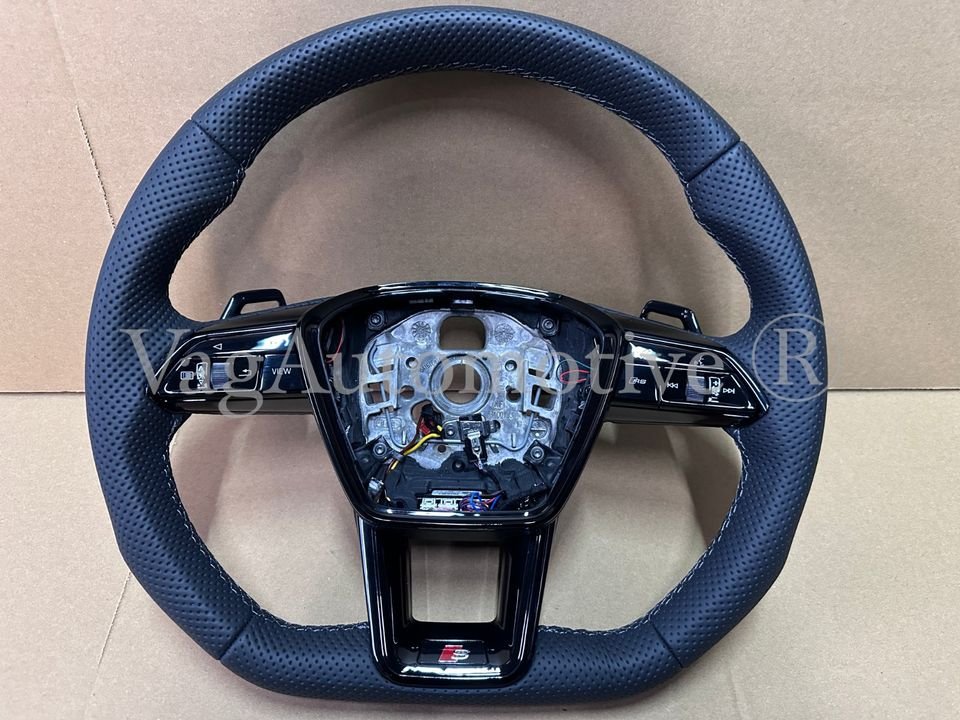 ⭐️ Audi RS A6 C8 4K S6 A7 S7 BLACK EDT S-Line Heizung Lenkrad Ass