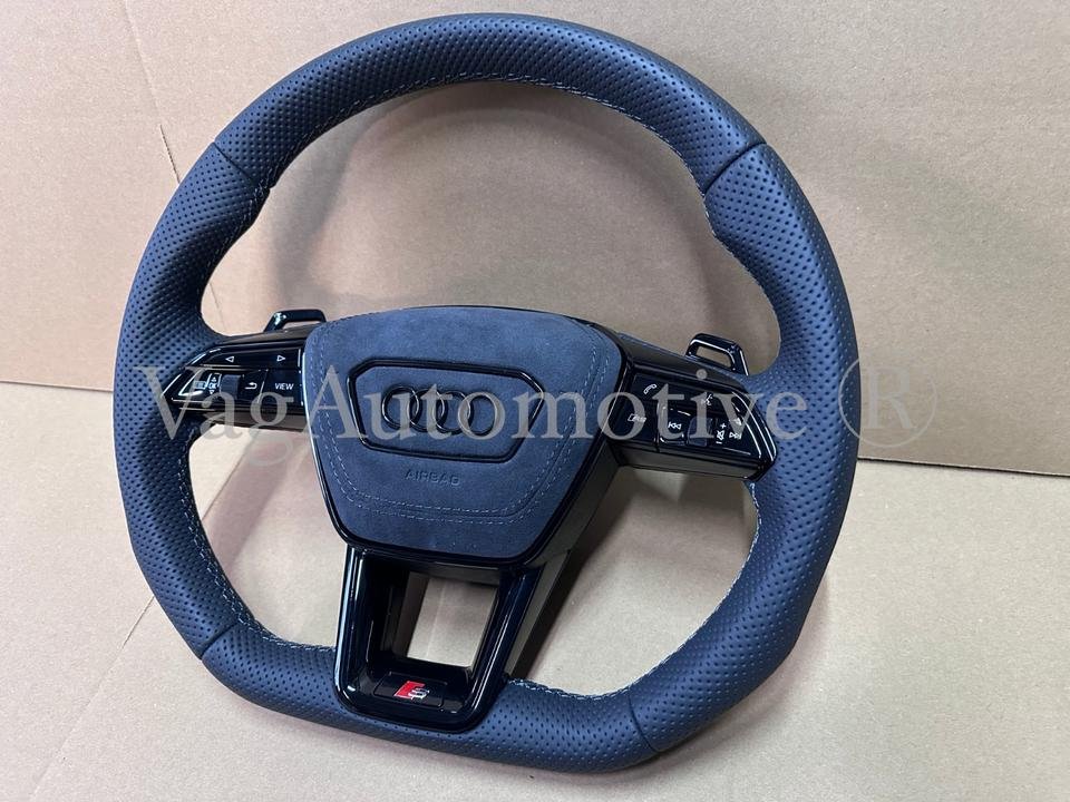 ⭐️ Audi RS A6 C8 4K S6 A7 S7 BLACK EDT S-Line Heizung Lenkrad Ass