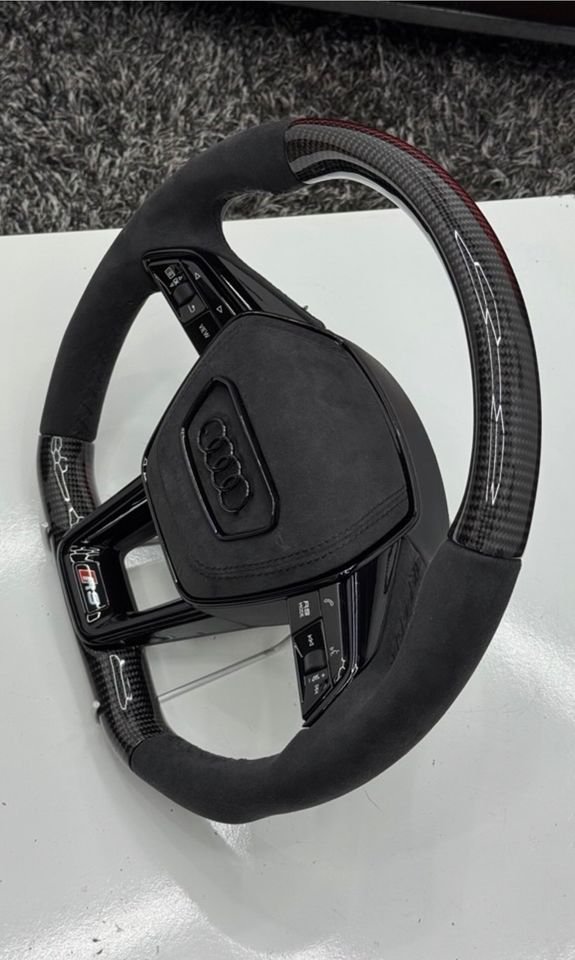 Audi RS Lenkrad Carbon Sportlenkrad Alcantara
