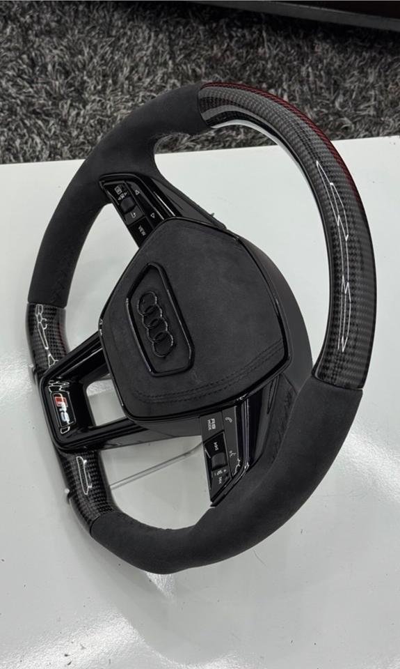 Audi RS Lenkrad Carbon Sportlenkrad Alcantara