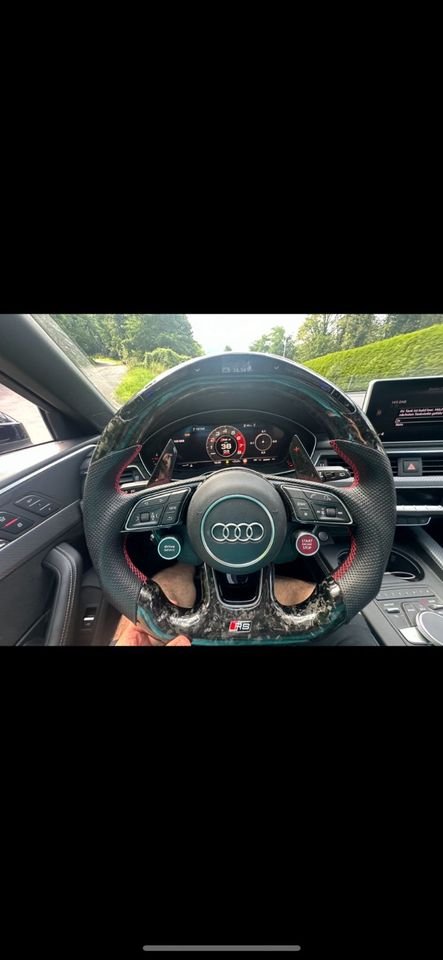 Audi RS4, RS5 B9 Forged Carbon Lenkrad (Sofort Verfügbar)