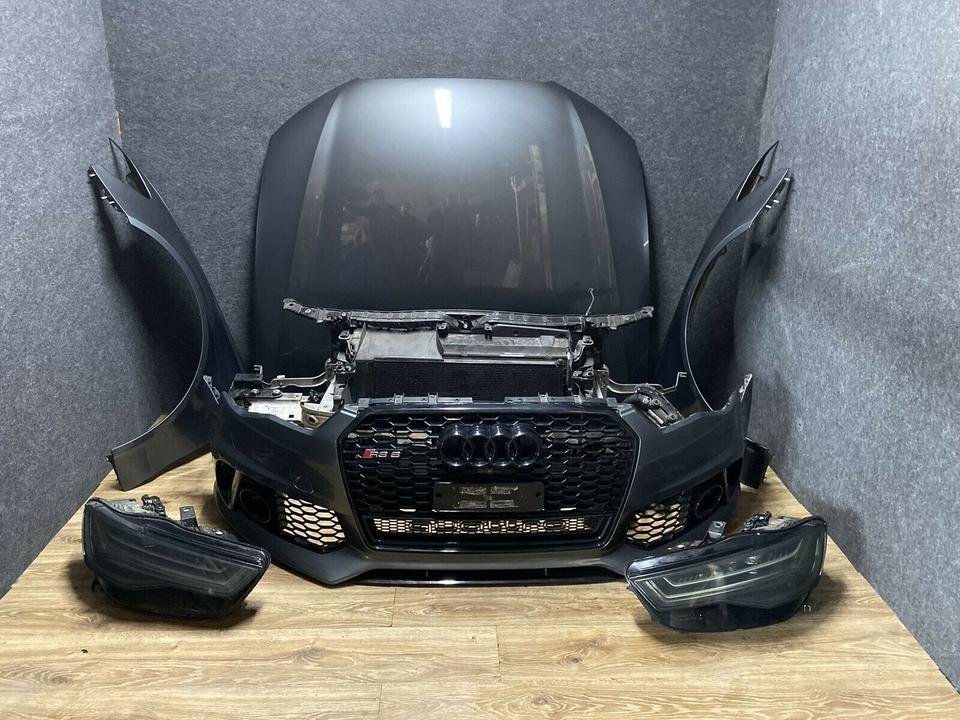 Audi RS6 C7 FL LZ7S Motorhaube Stoßstange Scheinwerfer Kühlerpake