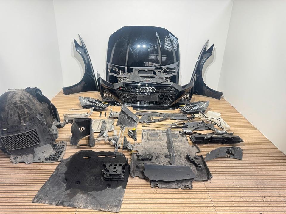Audi Rs6 C8 4K Front Motorhaube Stoßstange Scheinwerfer Kühlerpak